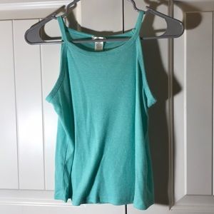 Turquoise tank top. From Tillys. Size: XL